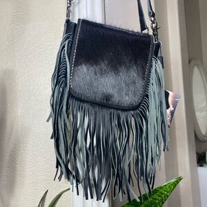 Montana west  black leather